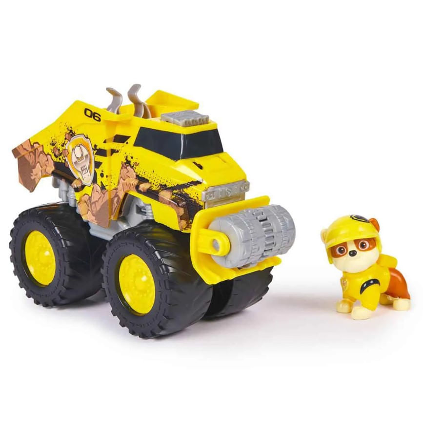 Patrulha Canina Carrinho Wheels Rubble com Boneco Sunny 3589