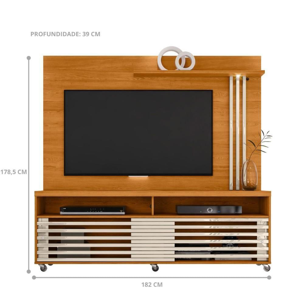 Home Painel Para Tv Westeros Fendi Naturale