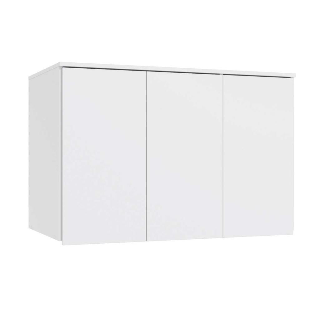 Módulo De Quarto Solteiro Armário Ponte Aéreo N541 Adapt C- 3 Portas Branco - Kappesberg