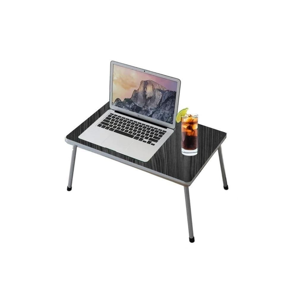 Mesa Notebook Suporte Dobravel Multiuso Bandeja Home Office Cama Sofa Portatil Preta