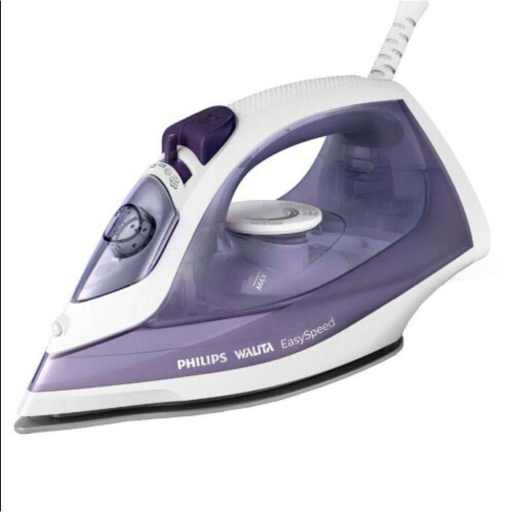 Ferro Philips Walita Seco Vapor Easyspeed - Gc1752/34 Branco/roxo 220 Volts