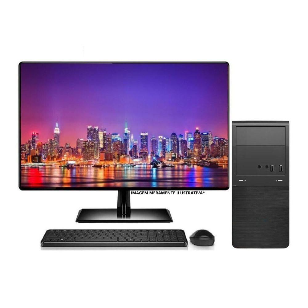 Computador Completo Desktop Intel Core i5 16GB Monitor 19,5\" HDMI SSD 480GB Windows"