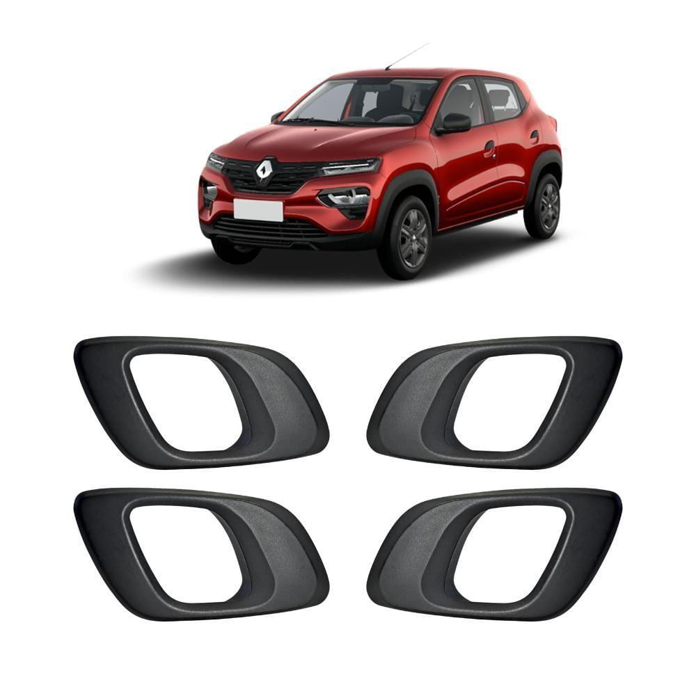 Kit 4 Maçaneta Interna Gatilho Puxador Kwid 2020 2021 2022 - Un - 4 [f103]