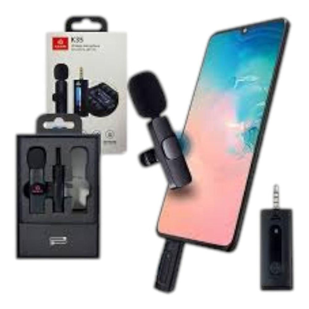 Microfone Lapela Sem Fio Plug And Play Iphone X111213