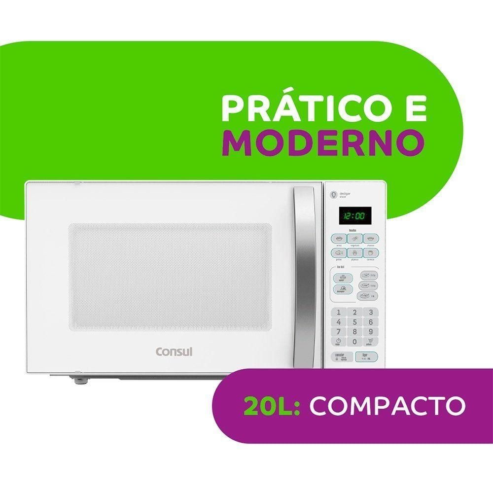 Micro-ondas Consul 20 Litros Branco CMA20BBBNA 220V