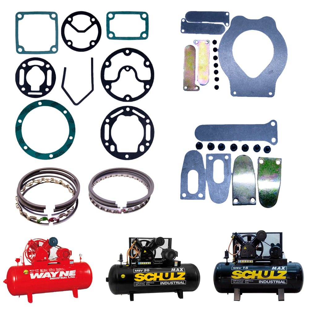 Kit Reparo Schulz MSV CSV 15 20 25 26 Max Wayne WTV 20G