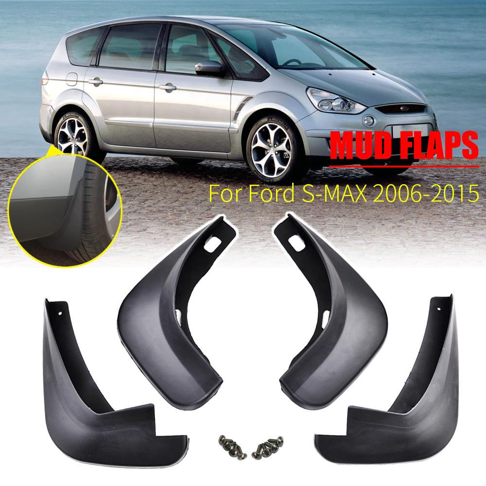 4x Protetores de Para-Lama Moldados para Ford S-Max 2006 - 2015