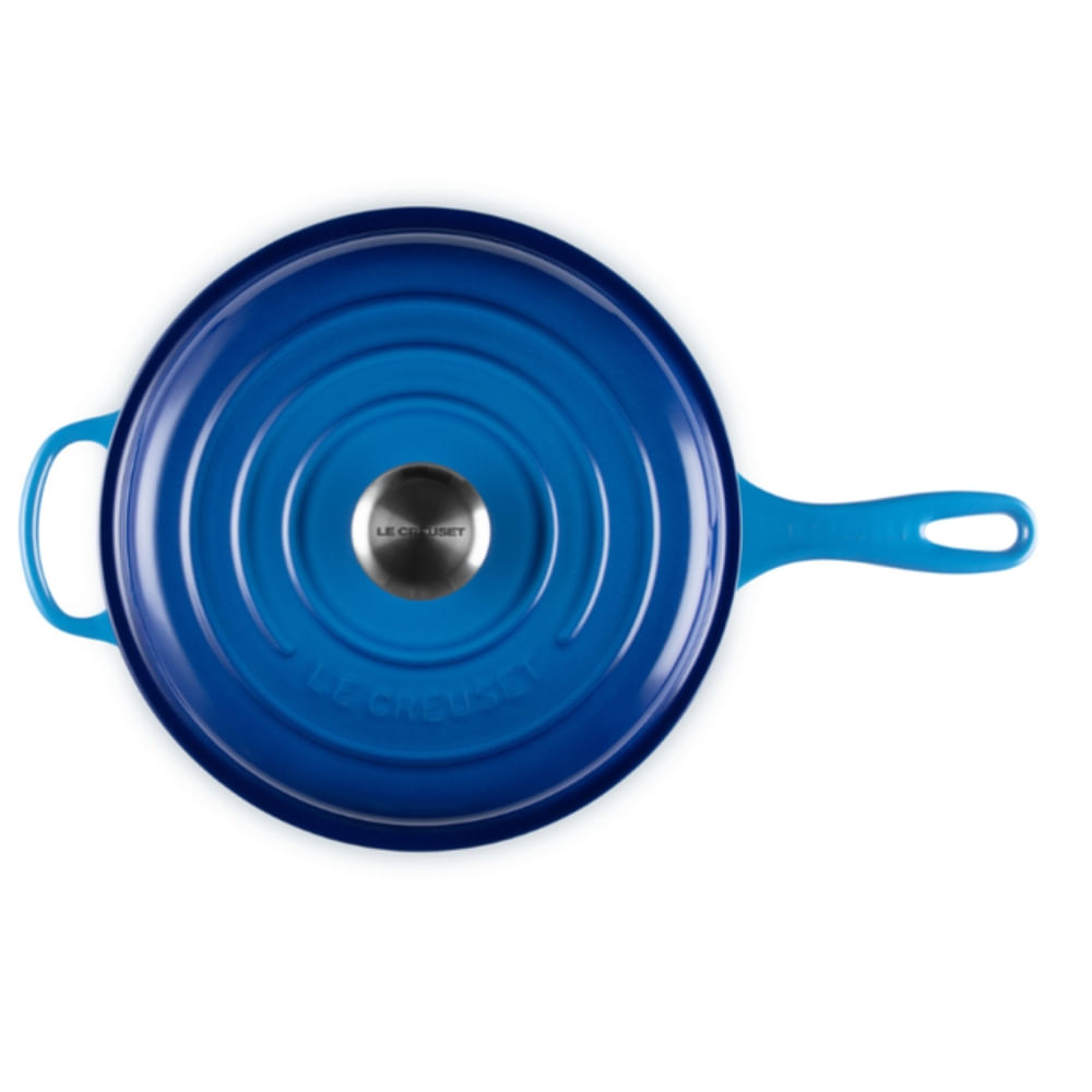 PANELA LE CREUSET REDONDA CASSADOU EM FERRO FUNDIDO 26CM AZURE BLUE 21079262202430