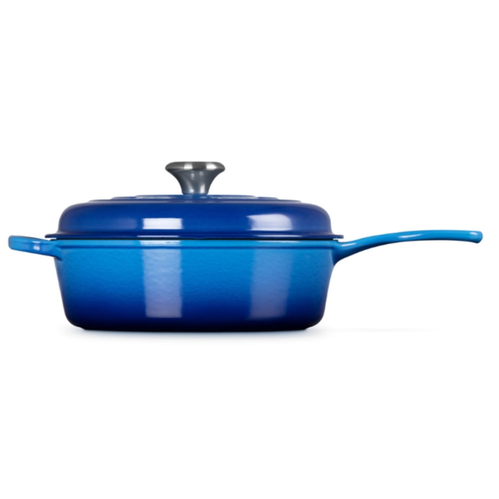 PANELA LE CREUSET REDONDA CASSADOU EM FERRO FUNDIDO 26CM AZURE BLUE 21079262202430