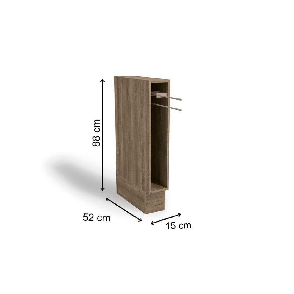 Nicho Para Cozinha Toalheiro Maxxi G740 15cm Canela - Kappesberg