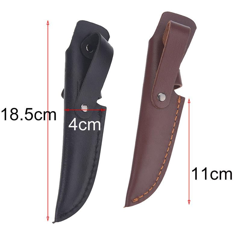 Estojo de Couro de Vaca para Faca de Bolso 18,5cm x 4cm