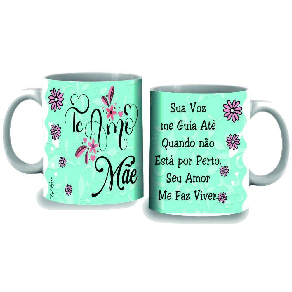 Caneca Porc. Reta Mãe 325ml Tophome Ref 200079