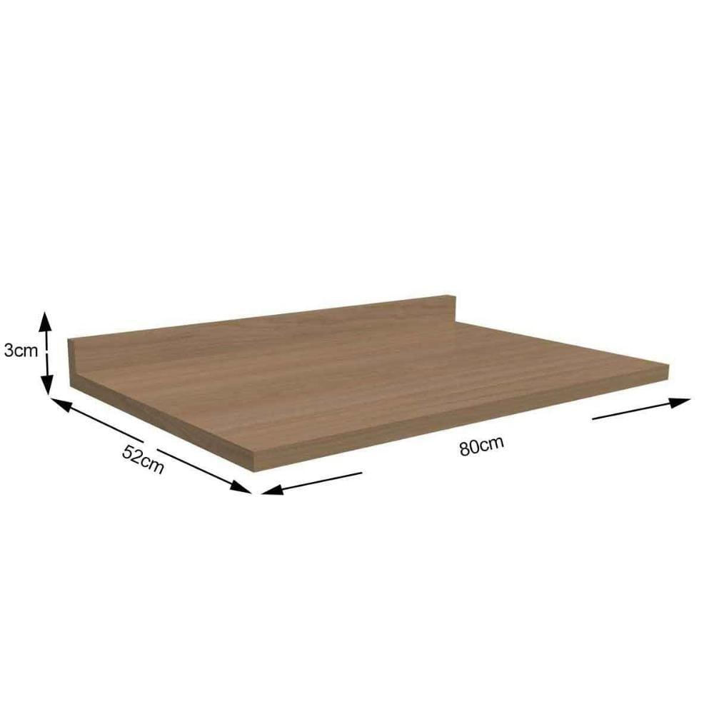 Módulo Cozinha Kappesberg Maxxi Tampo Para Balcão E607 80cm Canela-kappesberg