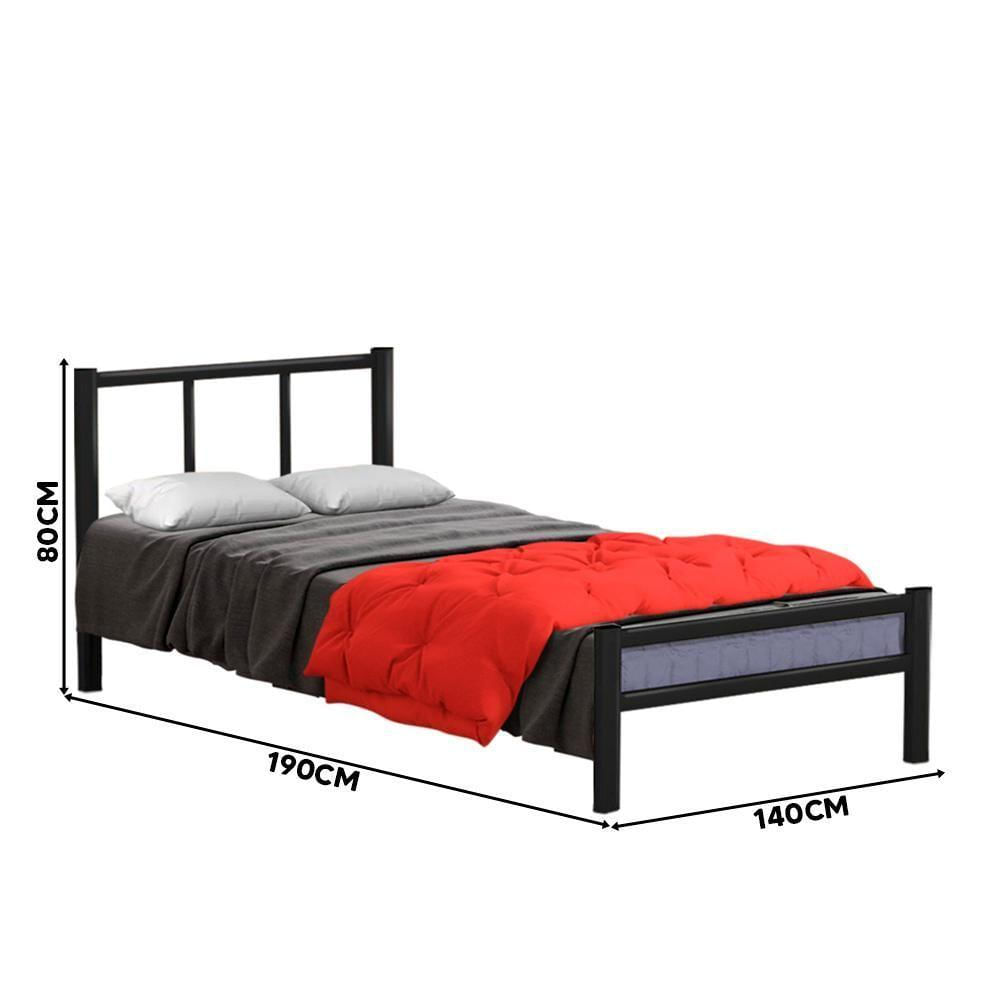 Cama Casal Retrô Preto 1.38 Jane Shop Jm