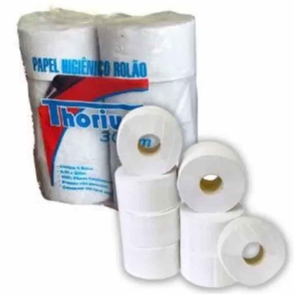 Papel Higiênico Rolão 100% Celulose Thorium C/08