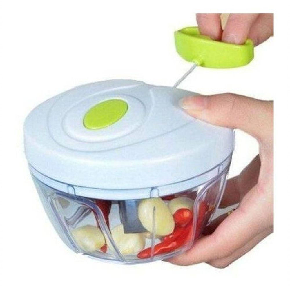 Mini Processador De Alimentos Manual Triturador Alho Legumes