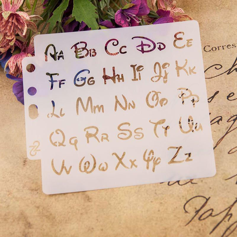 Moldes de Letras do Alfabeto para Pintura e Scrapbooking