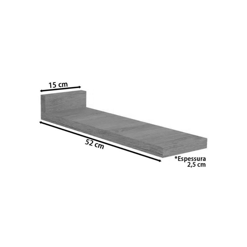 Módulo Cozinha Kappesberg Nox Tampo Para Balcão E600 15cm Nogal-kappesberg