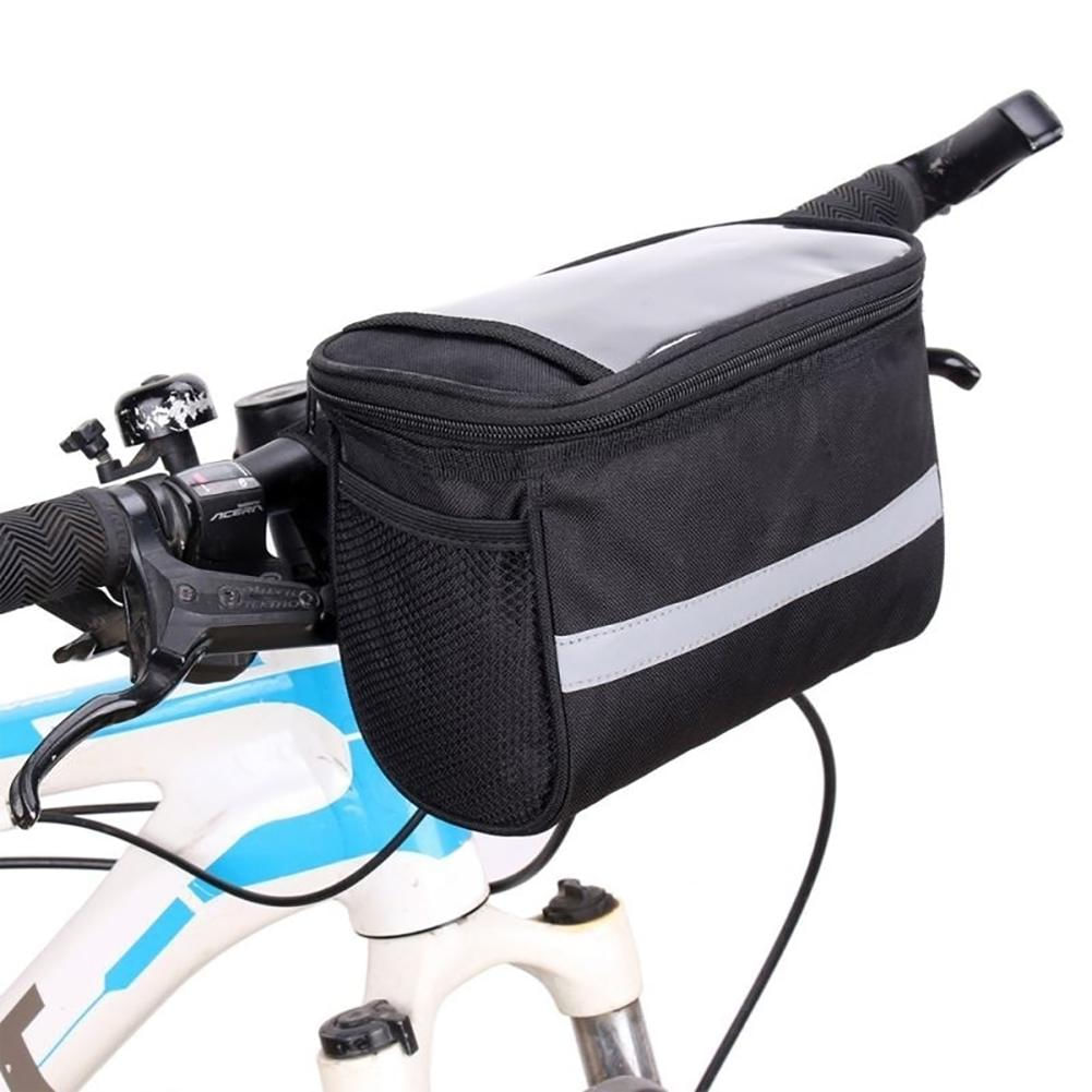 Bolsa de Armazenamento Impermeável para Guidão de Bicicleta