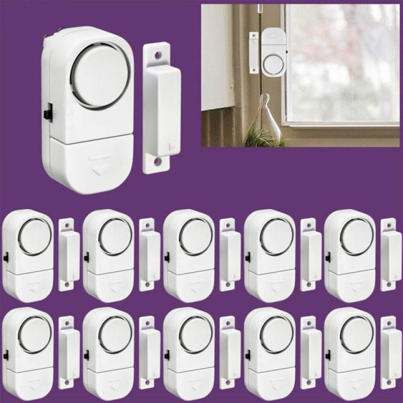 Sistema de Alarme Magnético Sem Fio para Janelas e Portas