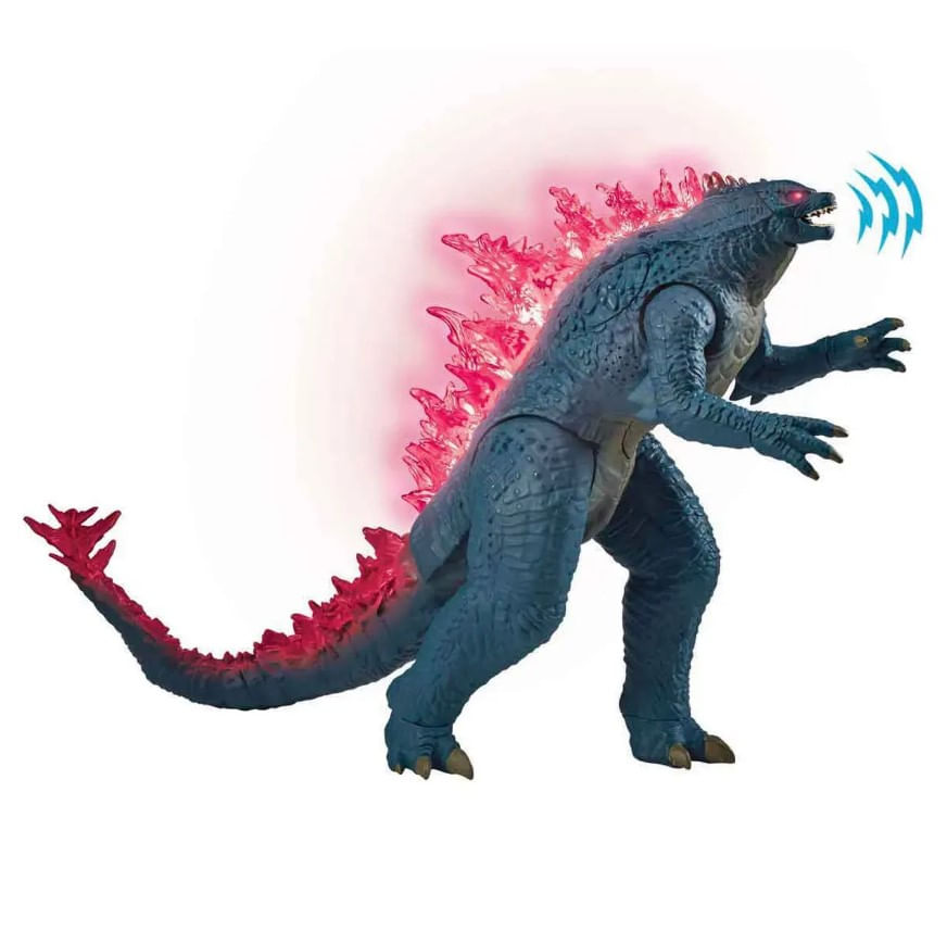 Boneco Godzilla Evoluído 33 Cm C/ Luz e Som - Sunny 3546