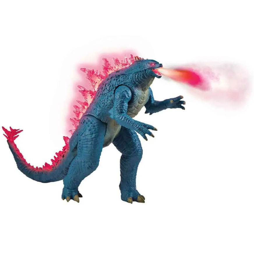 Boneco Godzilla Evoluído 33 Cm C/ Luz e Som - Sunny 3546