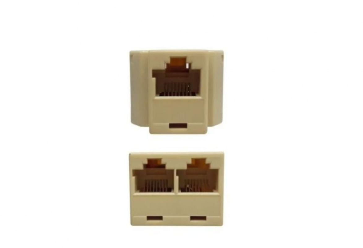 Duplicador Rj45 1 X 2 Saídas Só Funciona 1 De Cada Vez