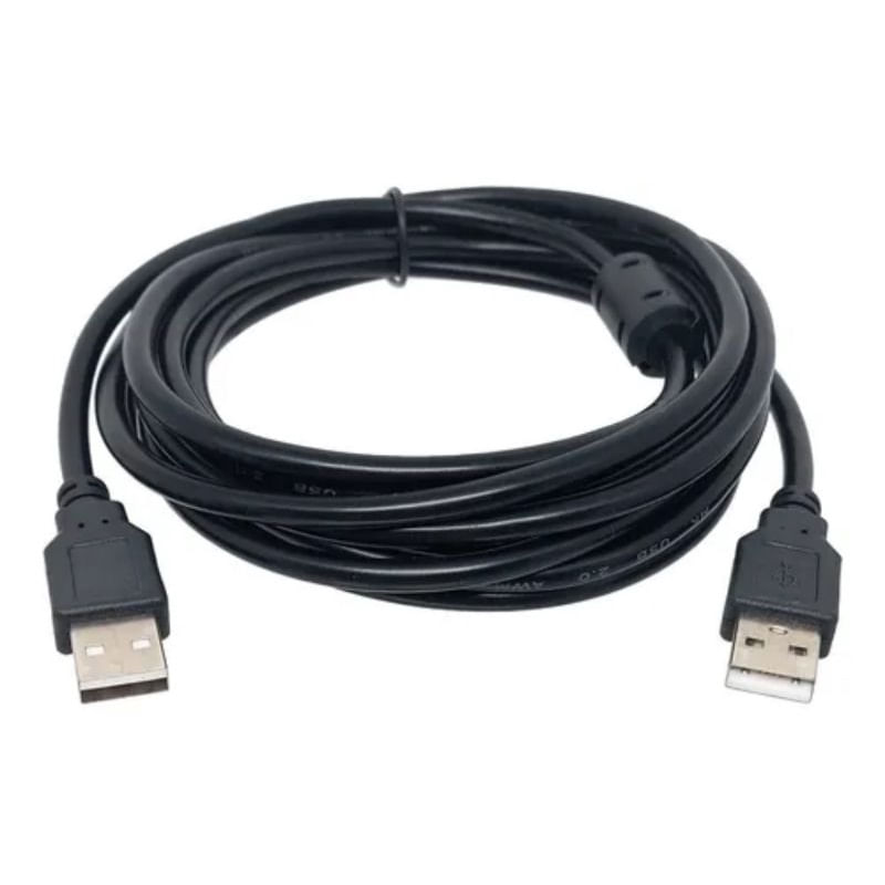 Cabo Usb Macho Para Usb Macho De 1.8 Metros 2.0 Ferrite