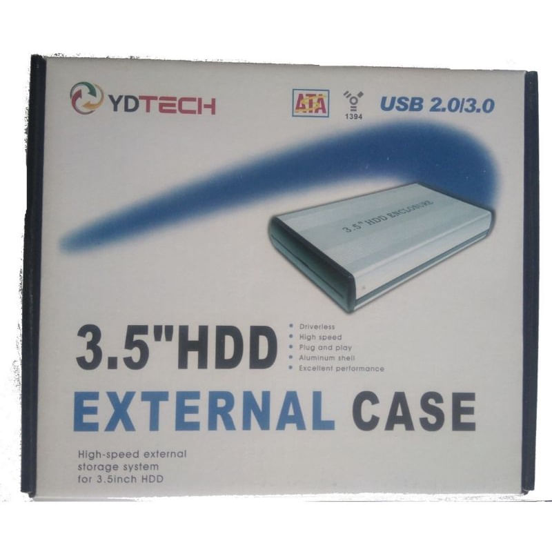 Case para HD Externo 3.5 USB 2.0/3.0