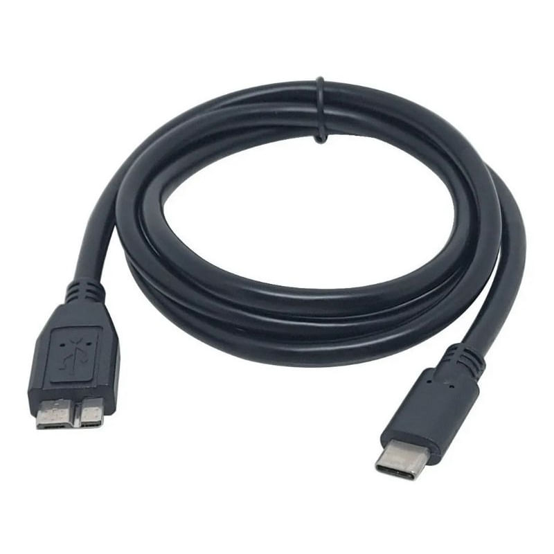 Cabo Micro B Usb P/ Usb C Type C P/ Hd Externo Mac/pc (c)