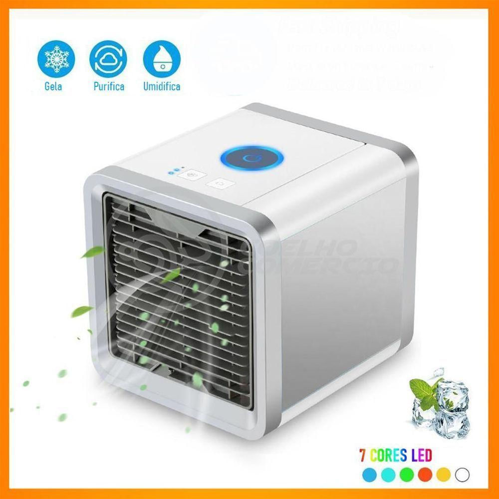 Mini Ar Condicionado Climatizador Humidificador Portátil Arctic Air Cooler 3 Velocidades