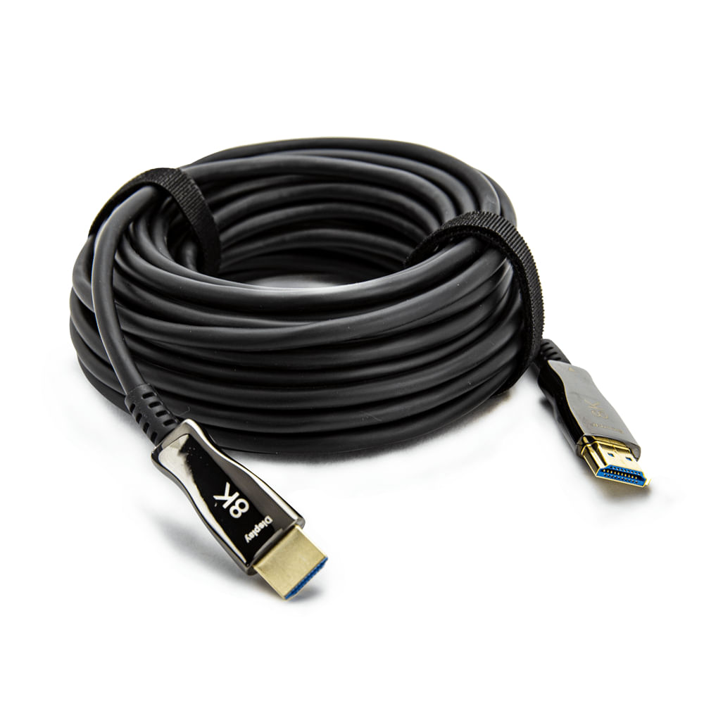 Cabo HDMI 2.1, 8K Fibra Óptica - 70 Metros