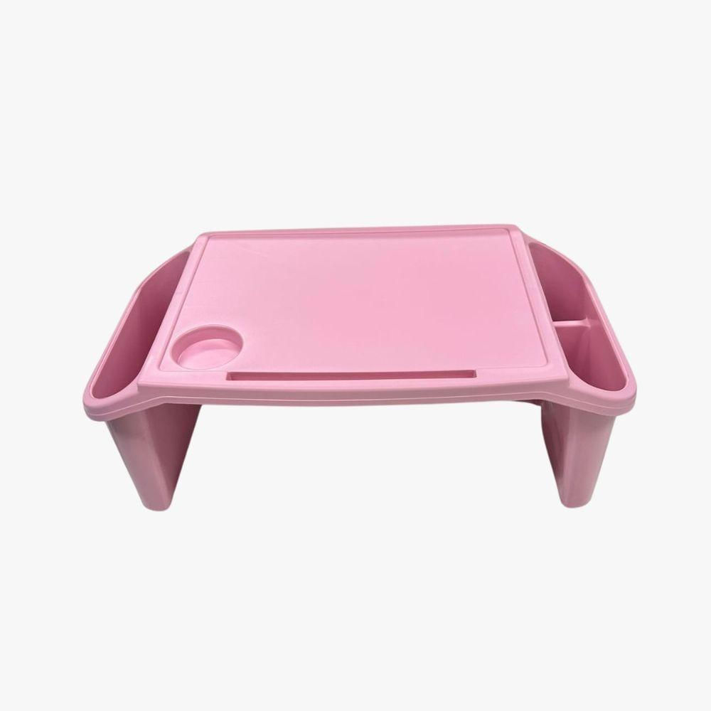 Bandeja Hospitalar Multifuncional 45cm X 30cm Resistente Rosa