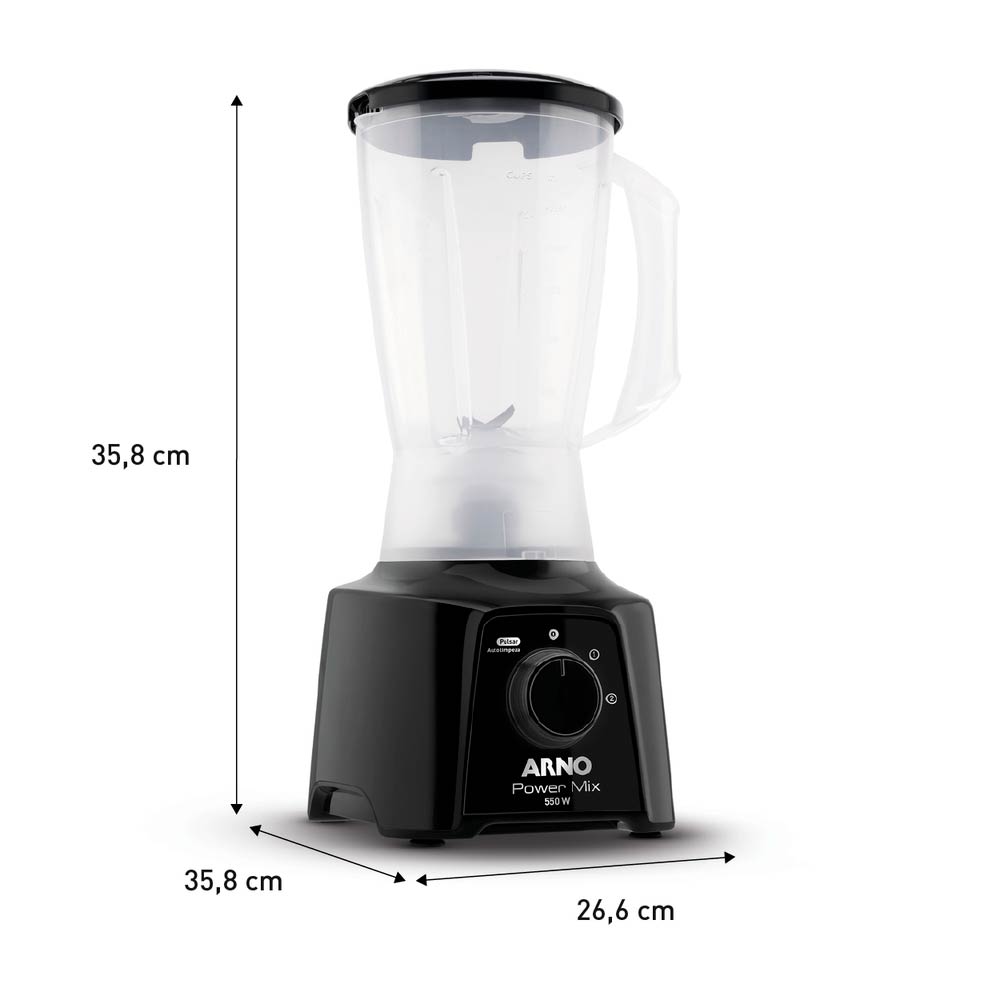 Liquidificador Arno Power Mix LQ10 Preto - 110V
