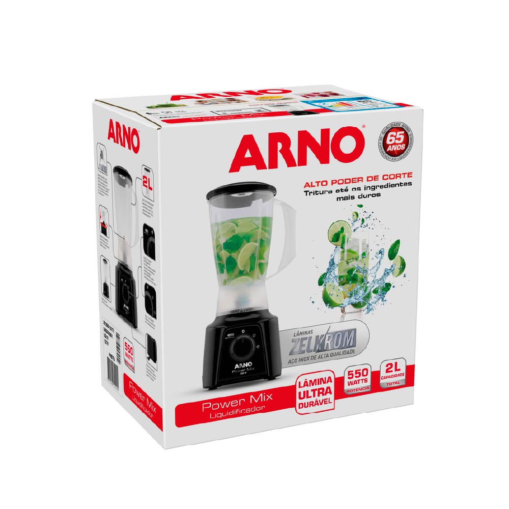 Liquidificador Arno Power Mix LQ10 Preto - 110V