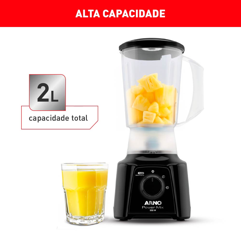 Liquidificador Arno Power Mix LQ10 Preto - 220V