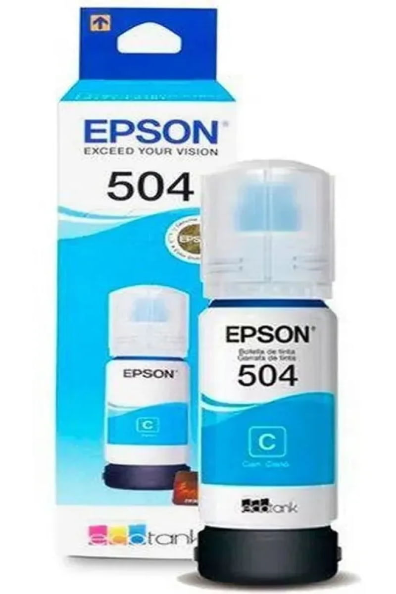 Refil Tinta Epson T504220-AL - Ciano