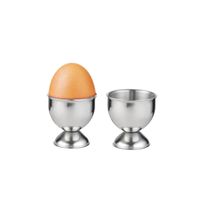 Porta Ovo Mini Taça Finger Food Aperitivo Suporte Inox 2un