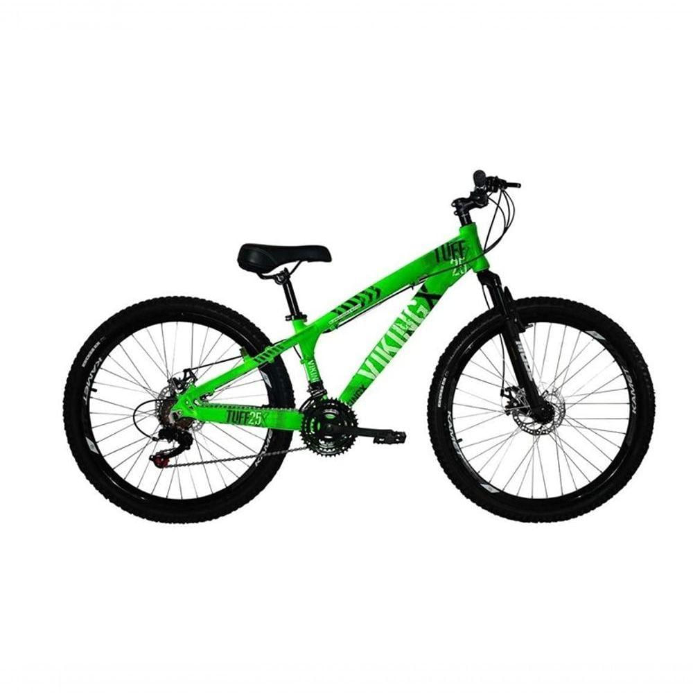 Bicicleta Vikingx Aro 26 Câmbios Importados 21v Aero Verde Neon