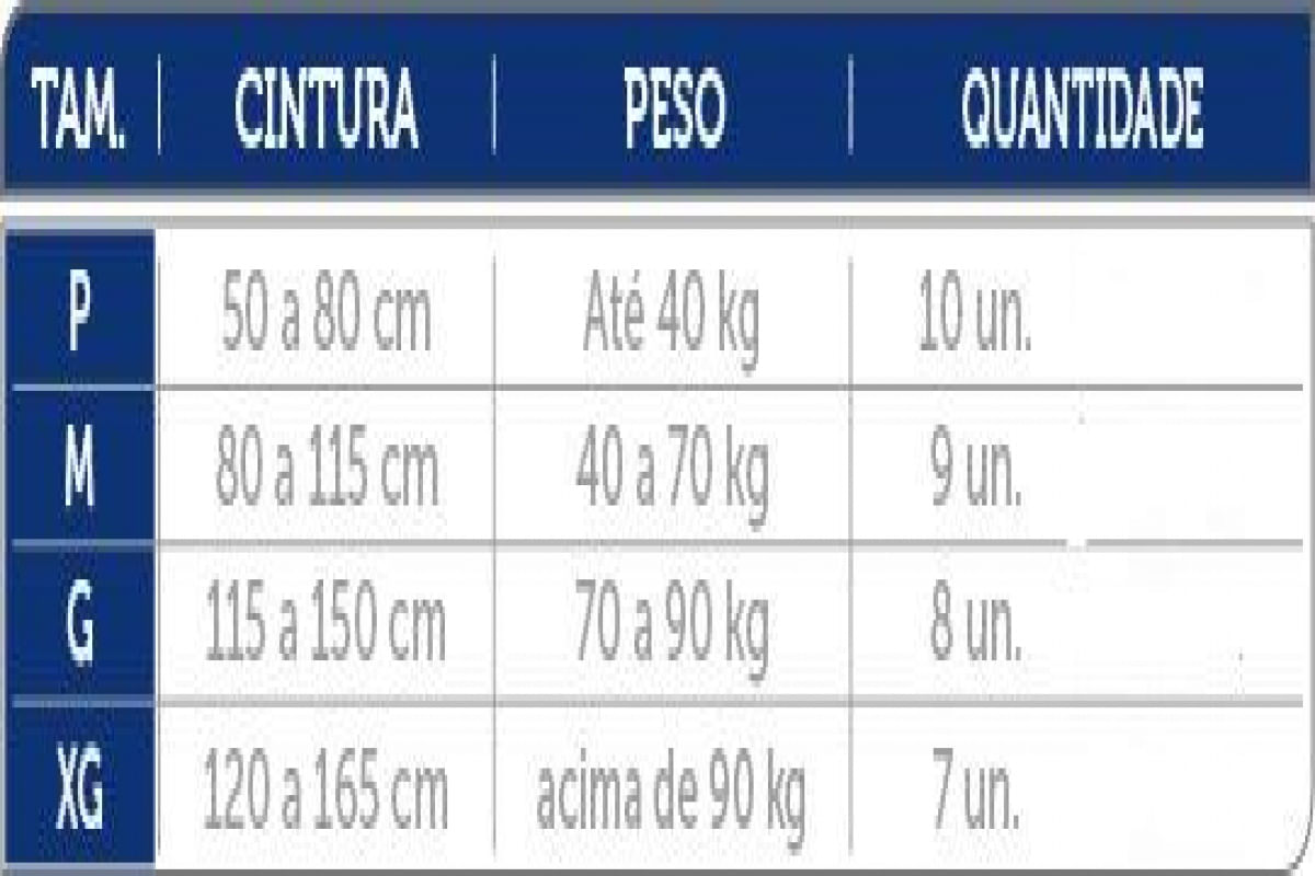 Fralda Geriatrica  Mili Vita (p/ Uso Adulto)-tam G- Pacote C/ 8 Fraldas