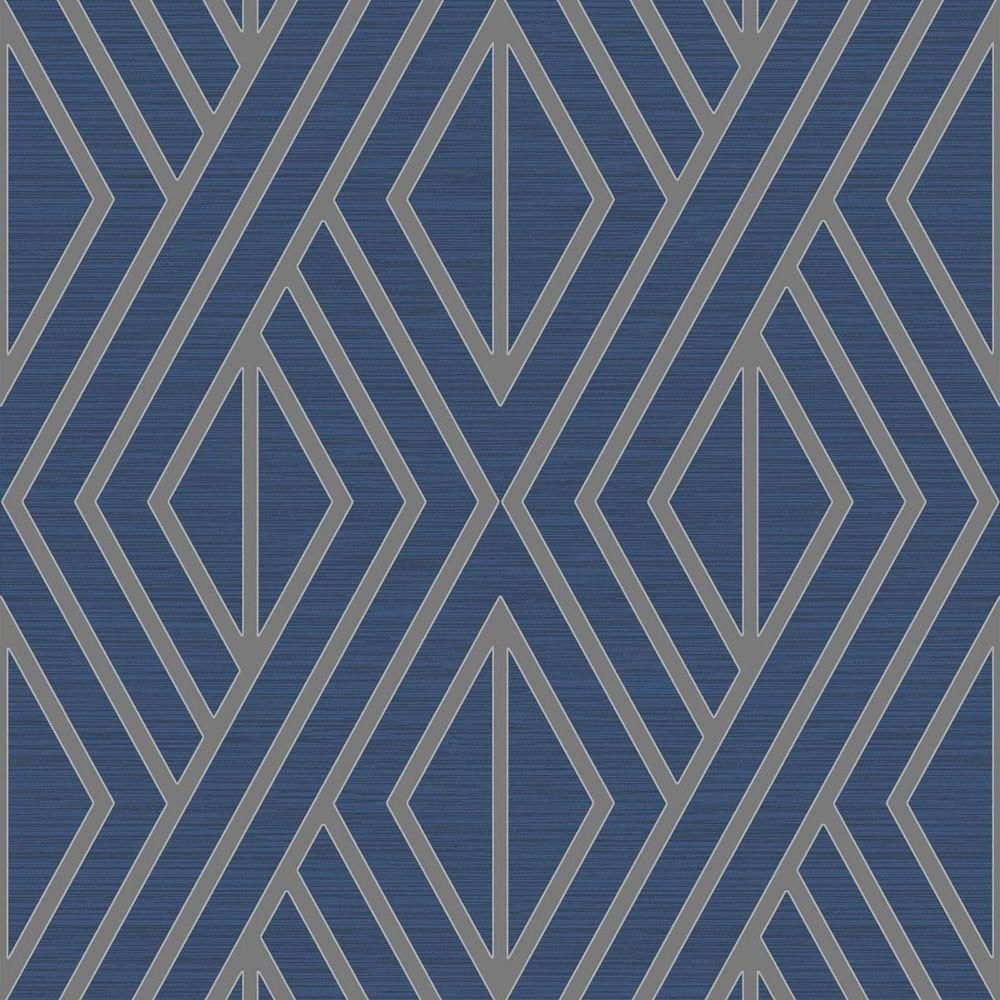 Papel De Parede Shimmer Geométrico Uk30522 - Rolo 10m X 0,52m