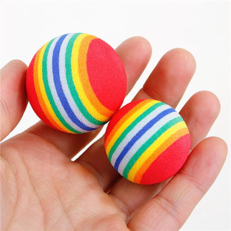Bola Interativa para Gato 3.5cm em EVA Colorida
