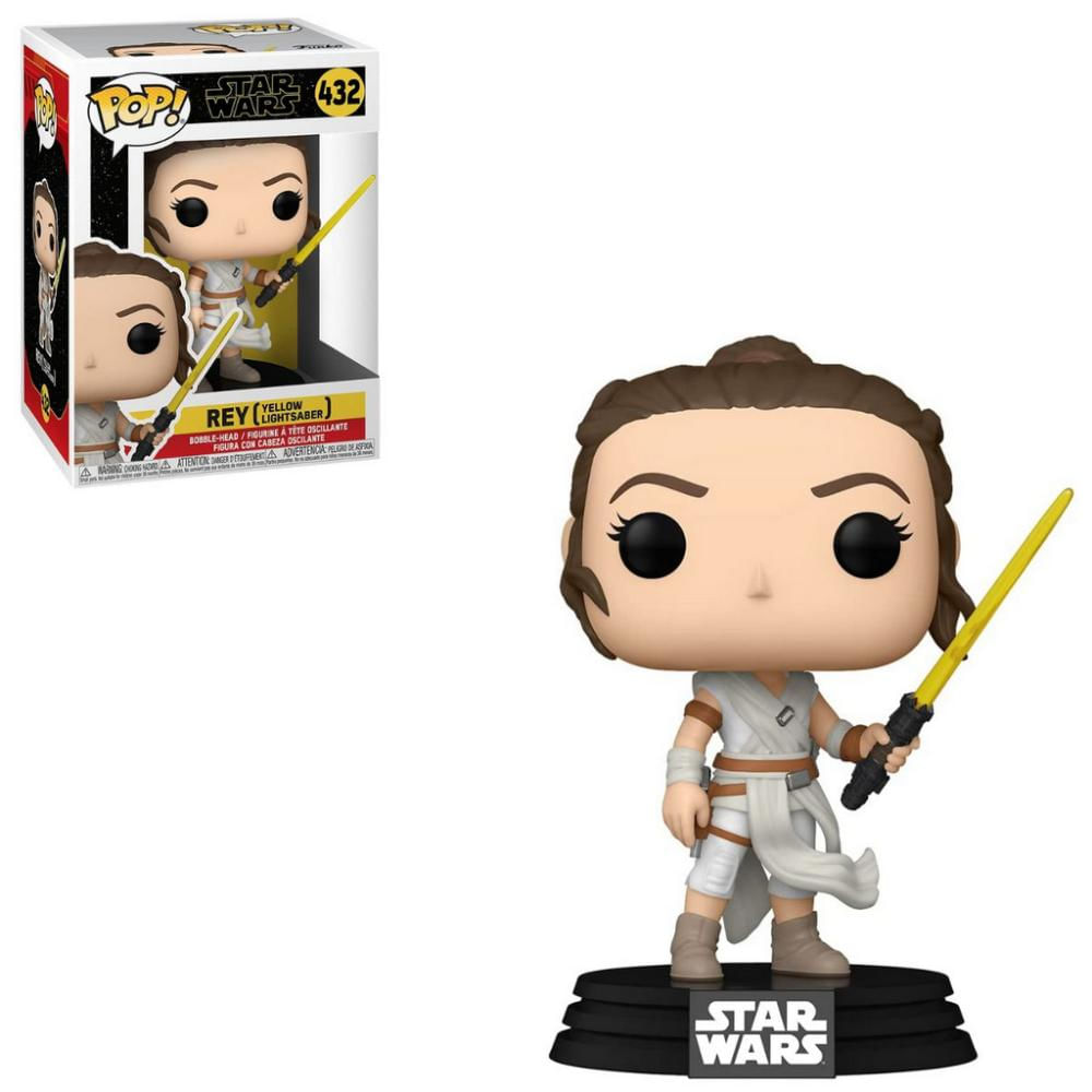 Funko Pop Star Wars 432 Rey Yellow Lightsaber