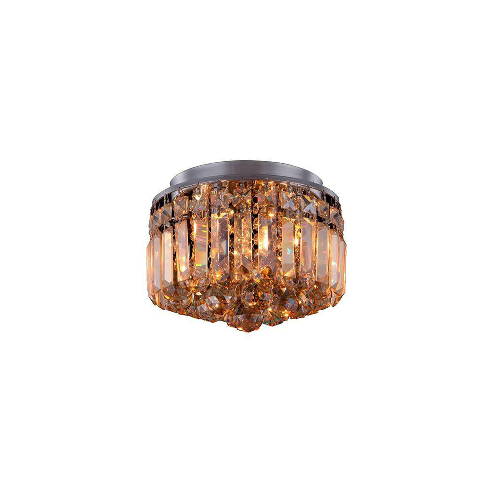 Plafon Skylight Sansas 3023 G9 Bivolt Cromado-champagne