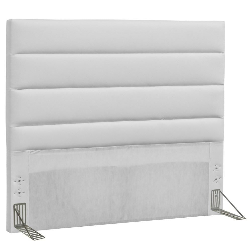 Cabeceira Casal Greta 140 cm Corano Branco - D'Monegatto