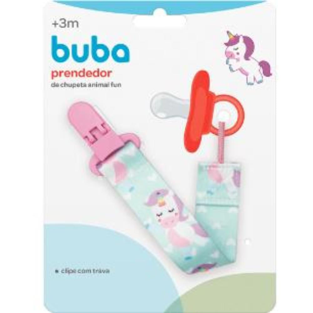 Prendedor De Chupeta Animal Fun - Unicórnio Buba Baby