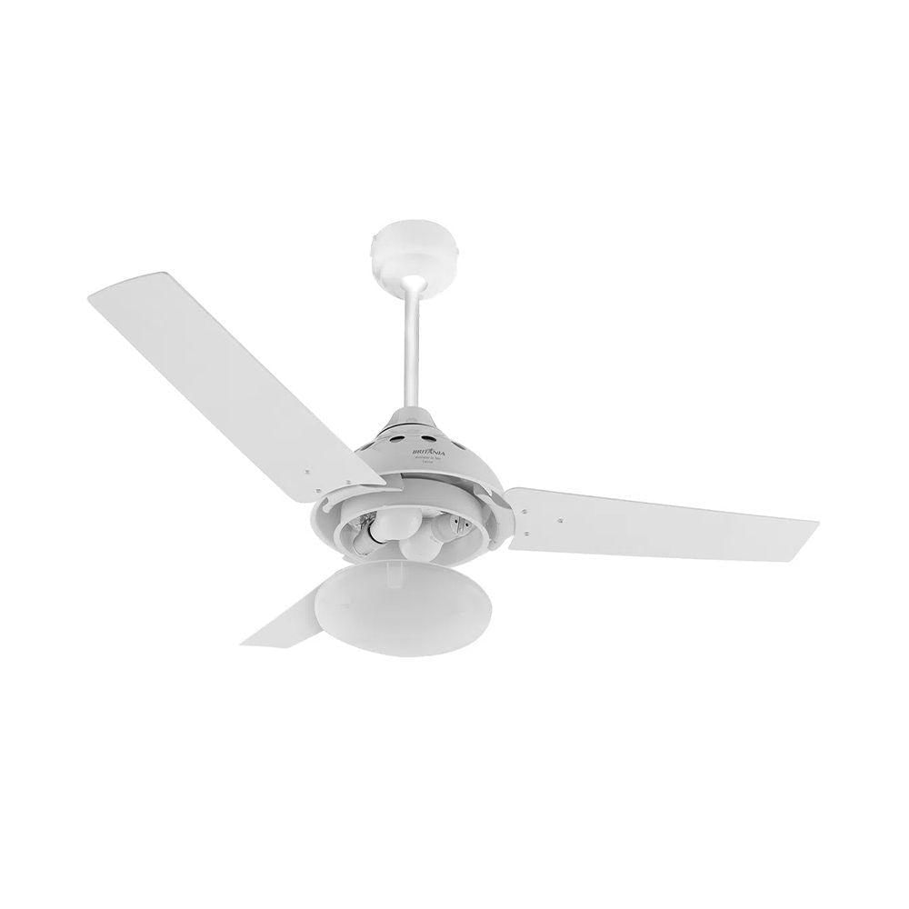 Ventilador De Teto Britânia Cancun 3 Pás Branco 220V