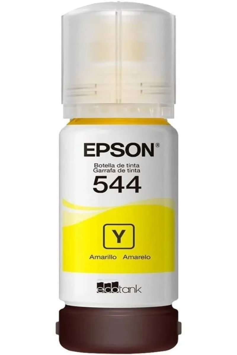 Refil Tinta Epson Ecotank T544 Amarelo - T544420