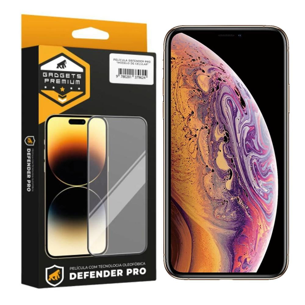Película para iPhone X / XS - Defender Pro - Preta - Gshield