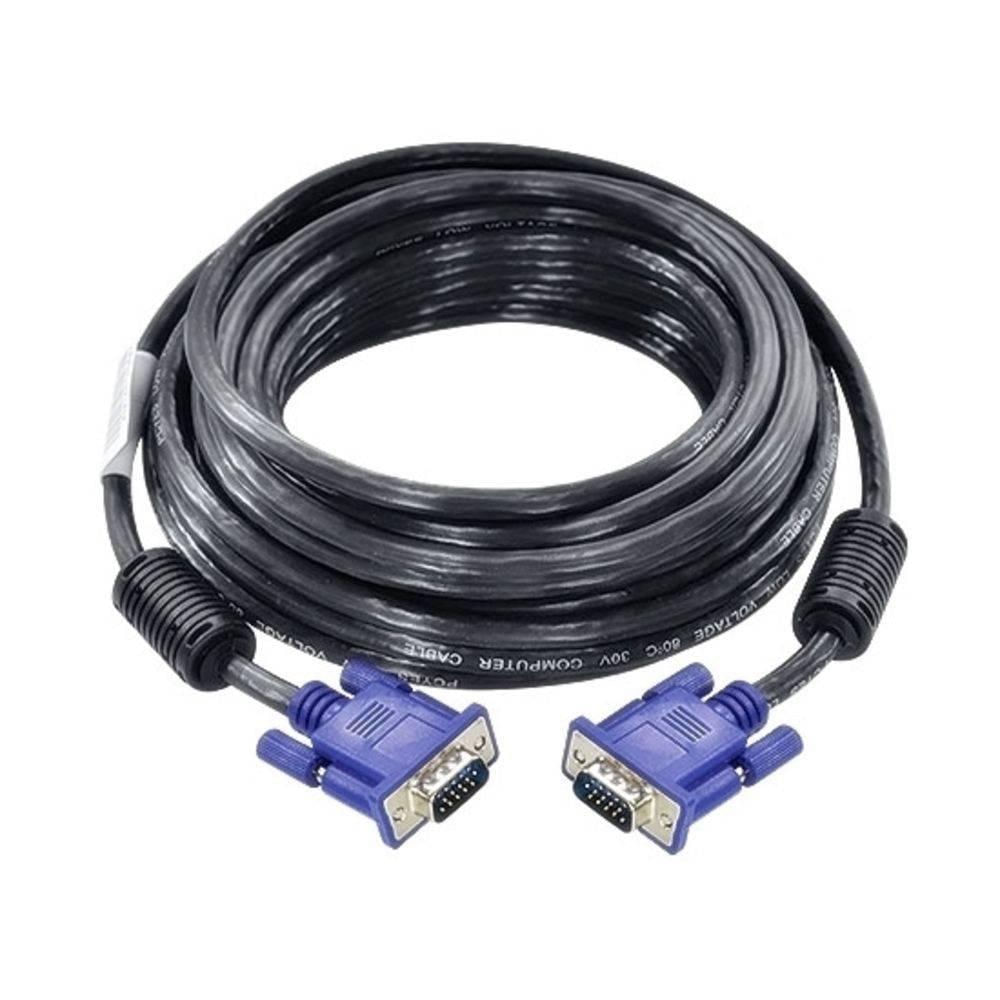 Cabo Vga 20m Monitor LCD Pc Tv Projetor 20 Metros Blindado
